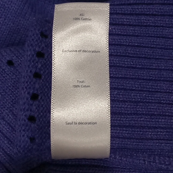 EUC Ivivva Girl's Open Knit-work Sweater Crop top - Picture 7 of 7